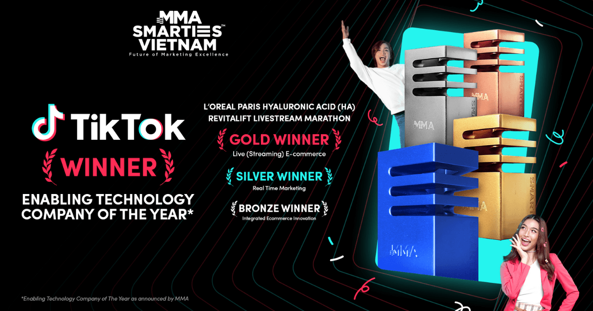 TikTok để lại dấu ấn sâu đậm trong các chiến dịch chinh phục MMA SMARTIES Việt Nam 2023