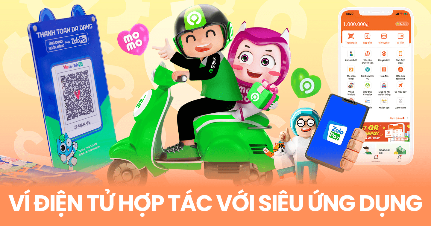 MoMo bắt tay với Grab dù từng cạnh tranh với nhau và loạt ví điện tử hợp tác với các siêu ứng dụng để thu hút người dùng