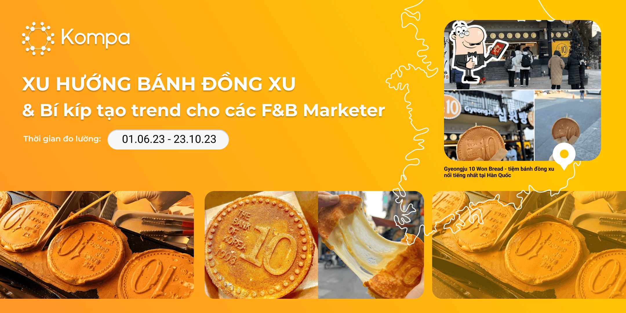 Xu hướng bánh đồng xu và bí kíp tạo trend cho các F&B Marketer