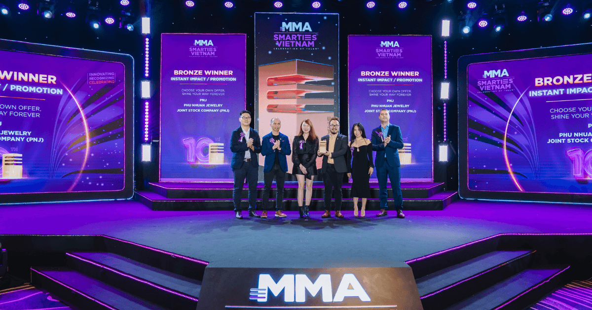 MMA Smarties 2023: PNJ được vinh danh tại hạng mục Instant Impact/Promotion
