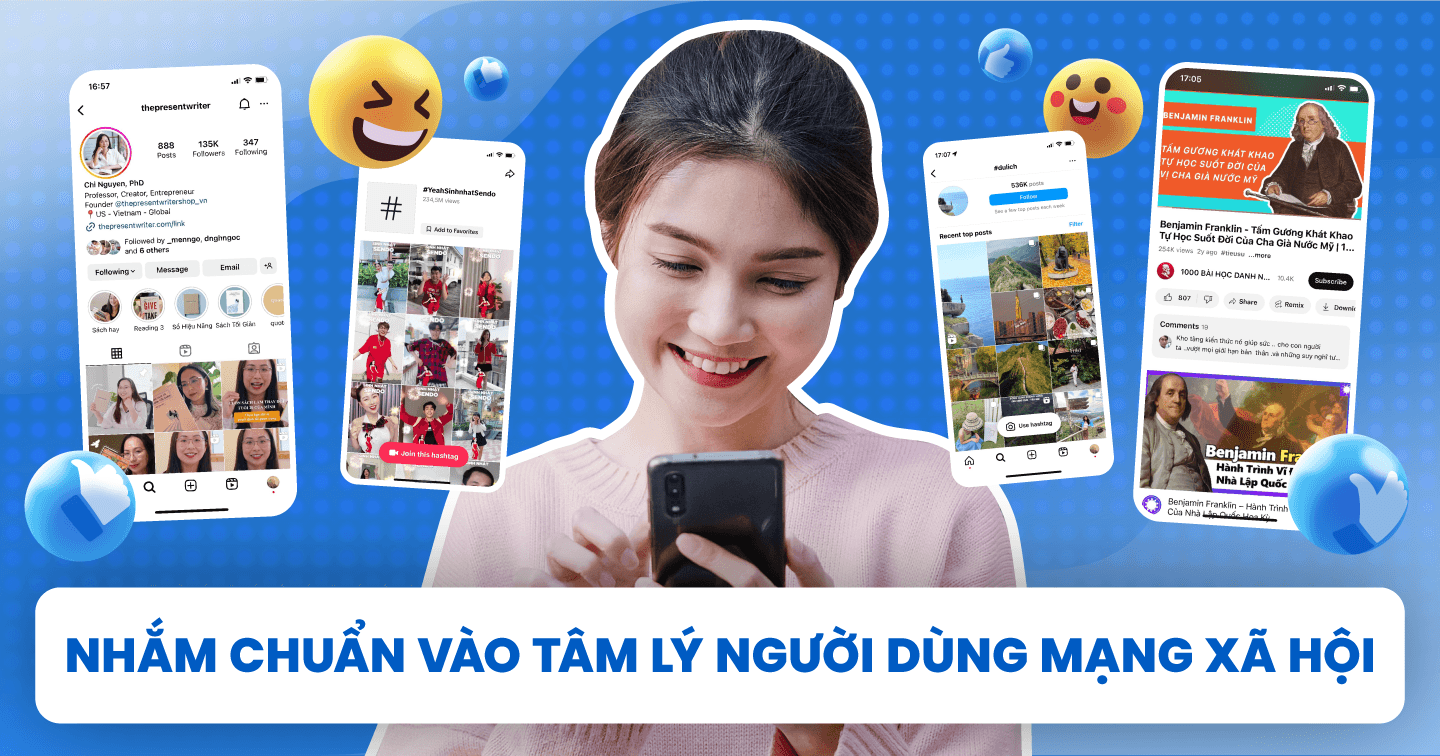 Hiểu tất tần tật về người dùng mạng xã hội: Hiệu ứng tâm lý, mối quan tâm, và cách cư dân mạng tiếp cận thông tin