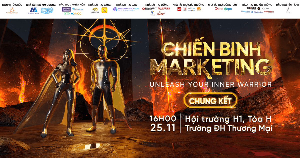 Chính thức mở đơn tham gia Chung kết Chiến Binh Marketing 2023