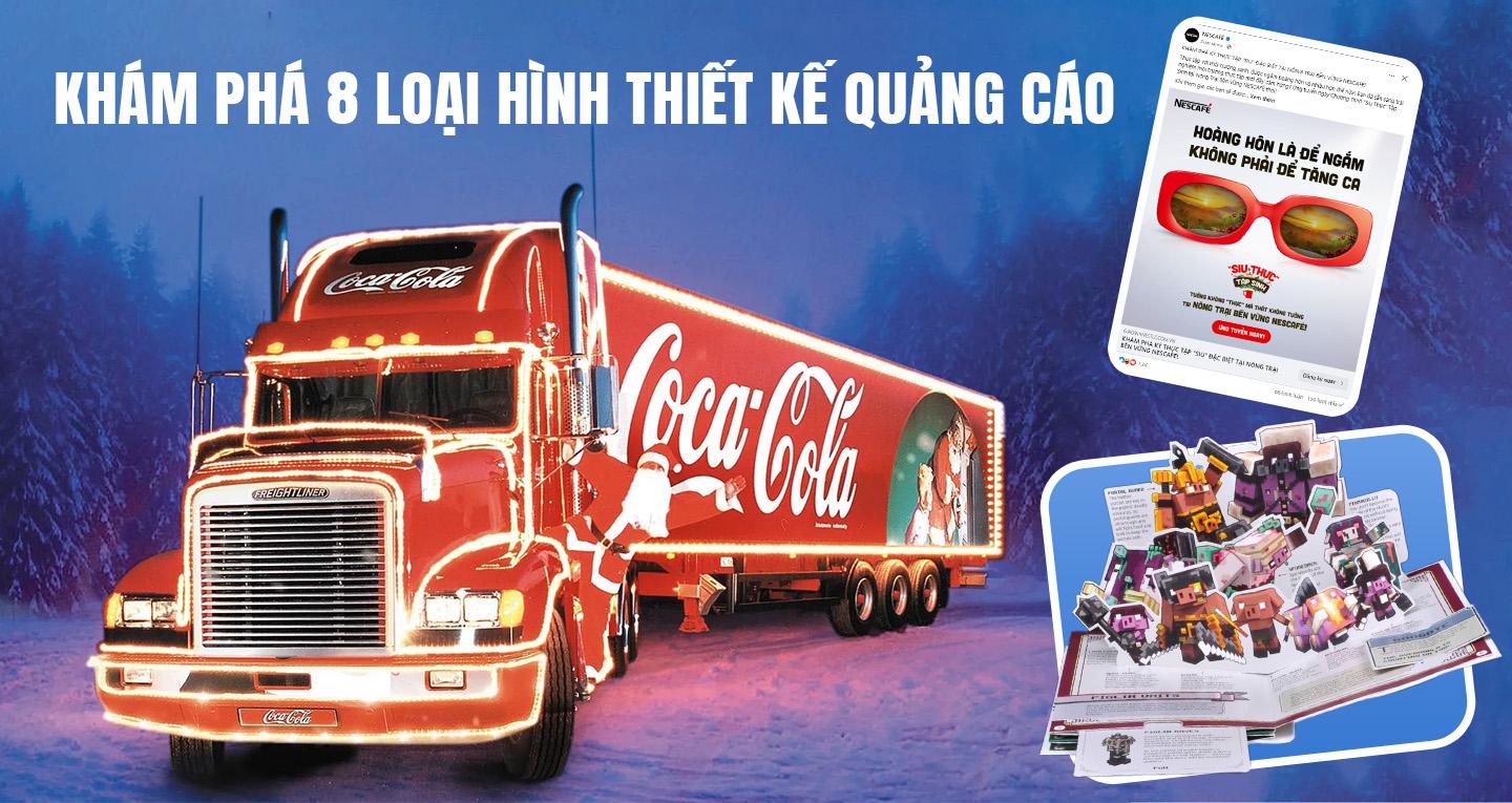 “Thiên biến vạn hóa” cùng quảng cáo từ 8 loại hình thiết kế cơ bản