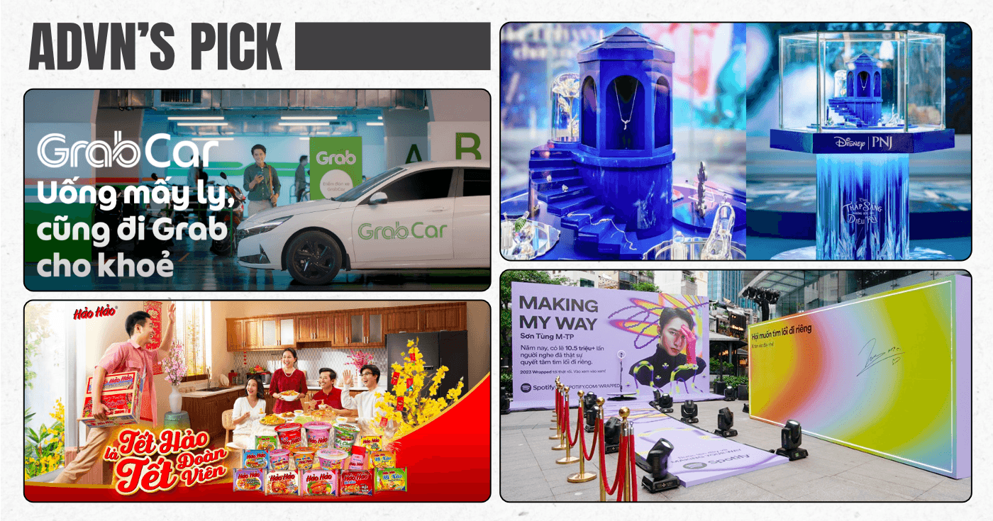 Nô nức các loại hình quảng cáo đầu tháng 12: PNJ tổ chức event mừng Disney tròn 100 tuổi; Grab “lên án” những tình huống dở khóc dở cười khi say của người dùng