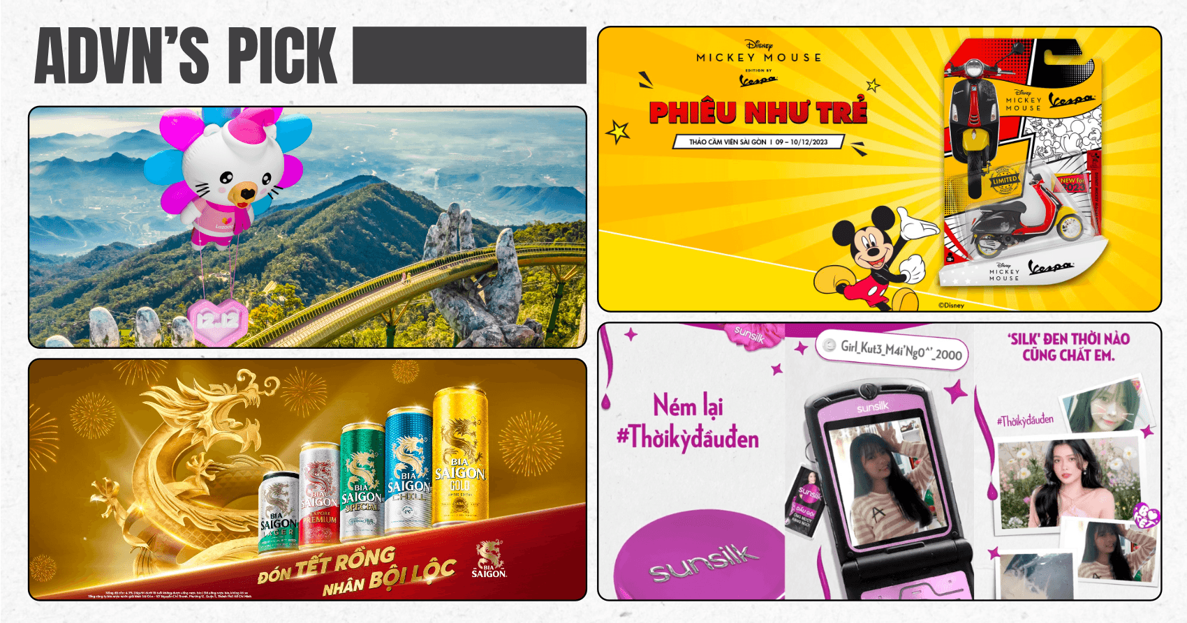 4 chiến dịch sáng tạo tuần qua: Trở về tuổi thơ với chiến dịch của Sunsilk và Vespa; Lazada tiếp tục "gây bão" với CGI OOH
