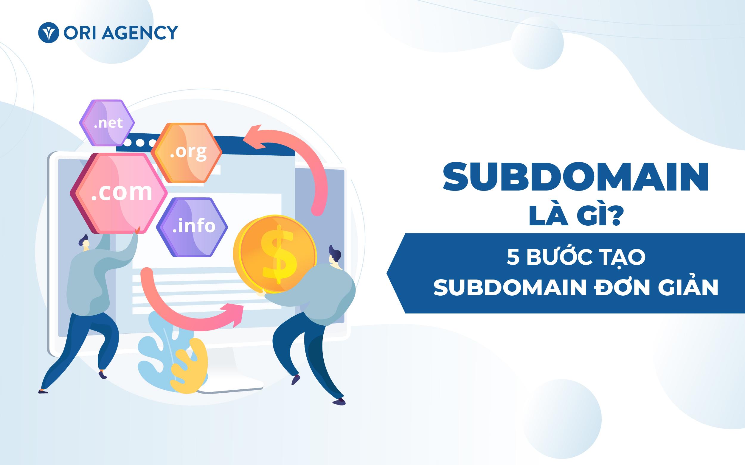 Subdomain (Tên miền phụ) và 5 bước đơn giản để tạo Subdomain