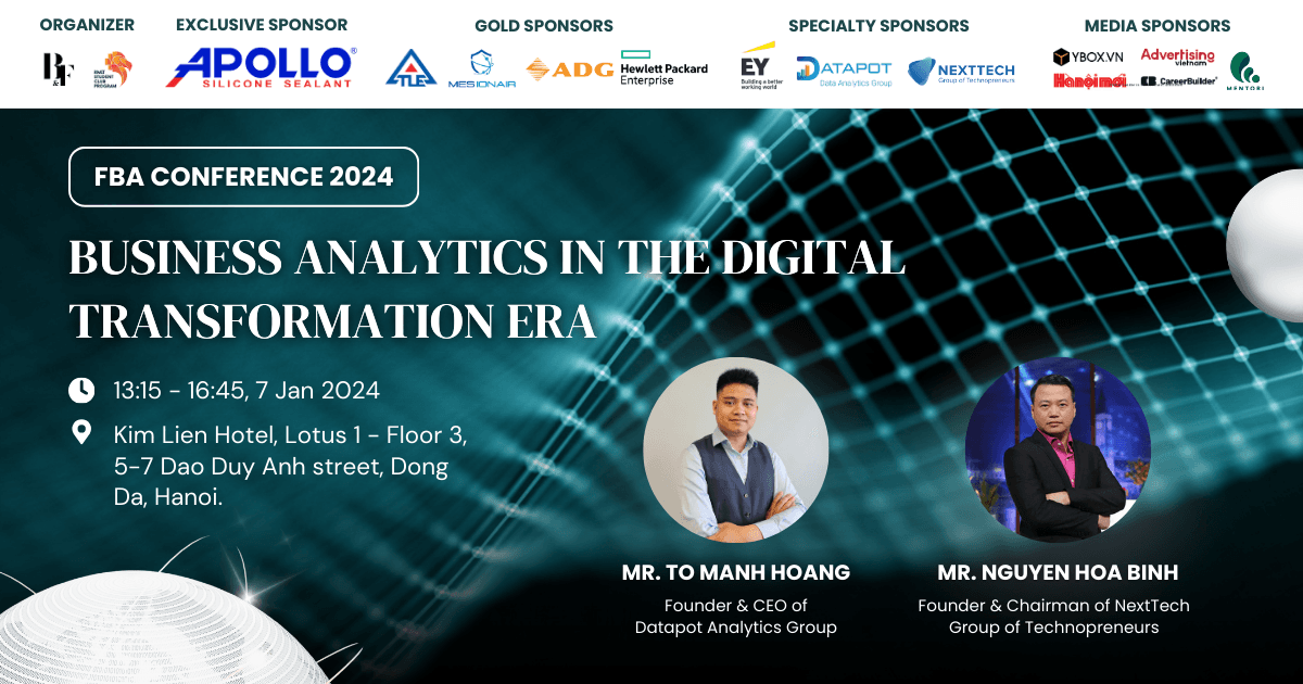 Hội Thảo: “Future Business Analyst: Phân tích Kinh doanh trong Thời kỳ Chuyển đổi số” 2024 Tổ chức Bởi Câu Lạc Bộ Kinh Doanh & Tài chính RMIT Hà Nội (Miễn phí tham dự)