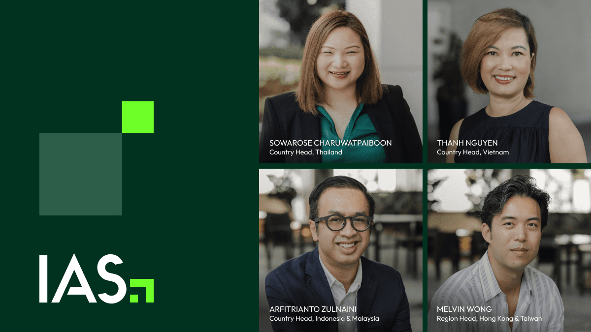 Integral Ad Science (IAS) tăng tốc mở rộng hoạt động tại châu Á Thái Bình Dương (APAC) với nhiều đợt ra mắt thị trường và bổ nhiệm các vị trí cấp cao