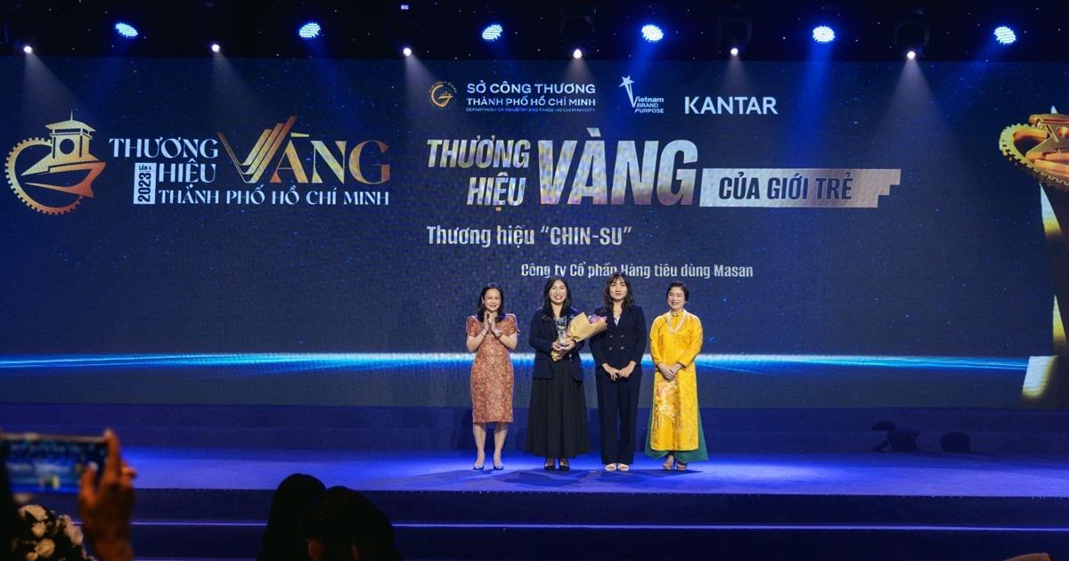 CHIN-SU trở thành thương hiệu được giới trẻ yêu thích tại Thương hiệu Vàng HCM