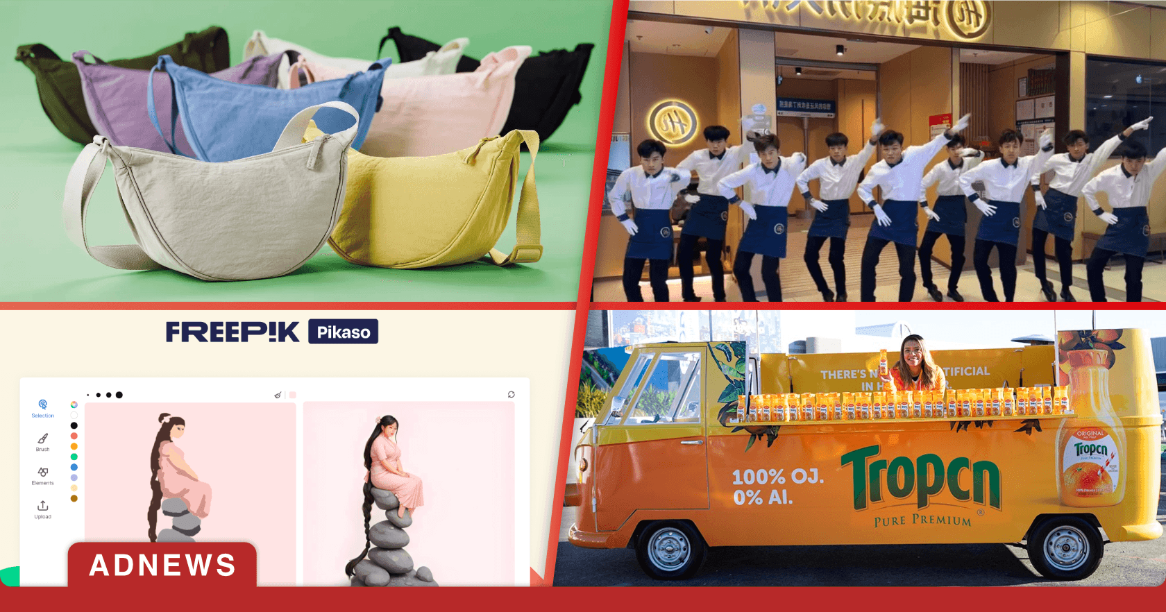 Điểm tin tuần: UNIQLO kiện Shein vì "sao chép thiết kế túi đeo vai biểu tượng", Tropicana loại bỏ ký tự "a" và "i" trong tên thương hiệu để quảng bá sản phẩm