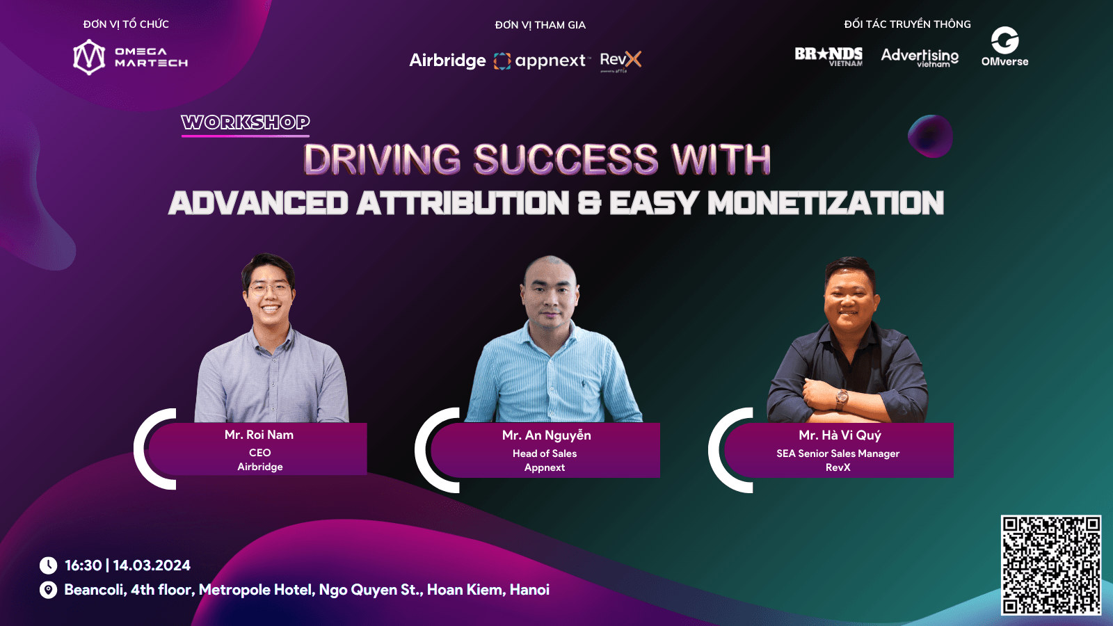 [HN] [14/03/2024] Tham gia sự kiện Driving success with advanced Attribution & Easy Monetization