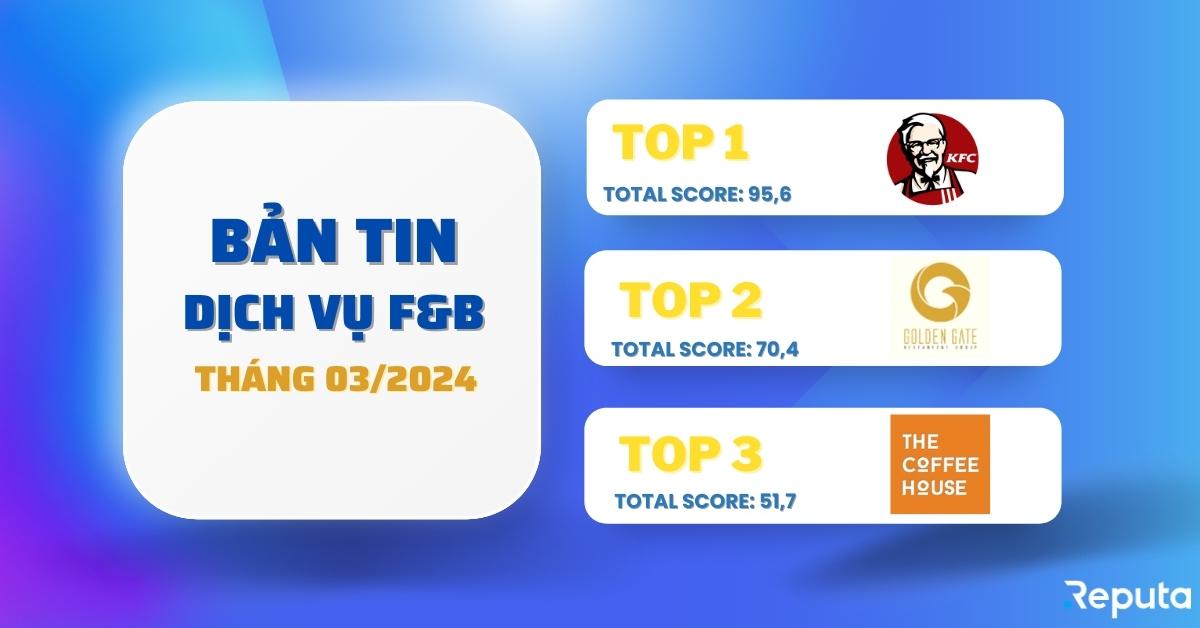 Bản tin ngành Dịch vụ F&B tháng 3/2024