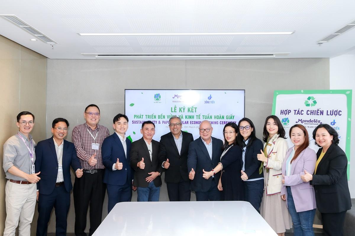 Mondelez Kinh Đô phát triển bao bì bền vững thông qua chủ động thực thi EPR và nâng cao năng lực thu gom, tái chế bao bì