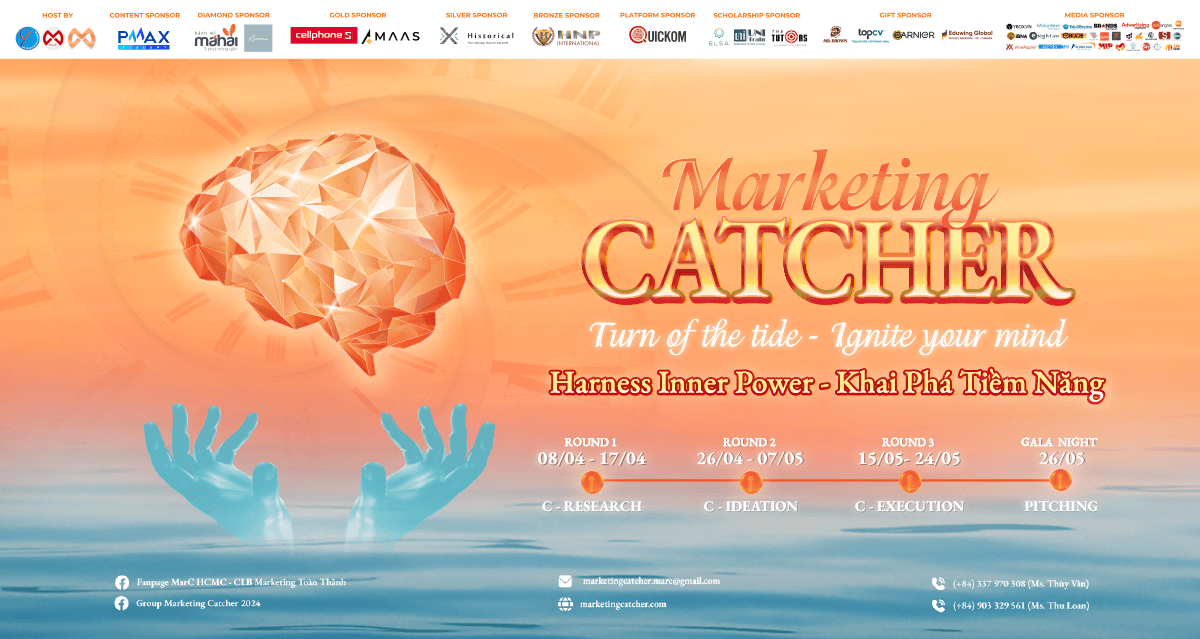 Phát động cuộc thi Marketing Catcher mùa VI: Harness inner power - Khai phá tiềm năng