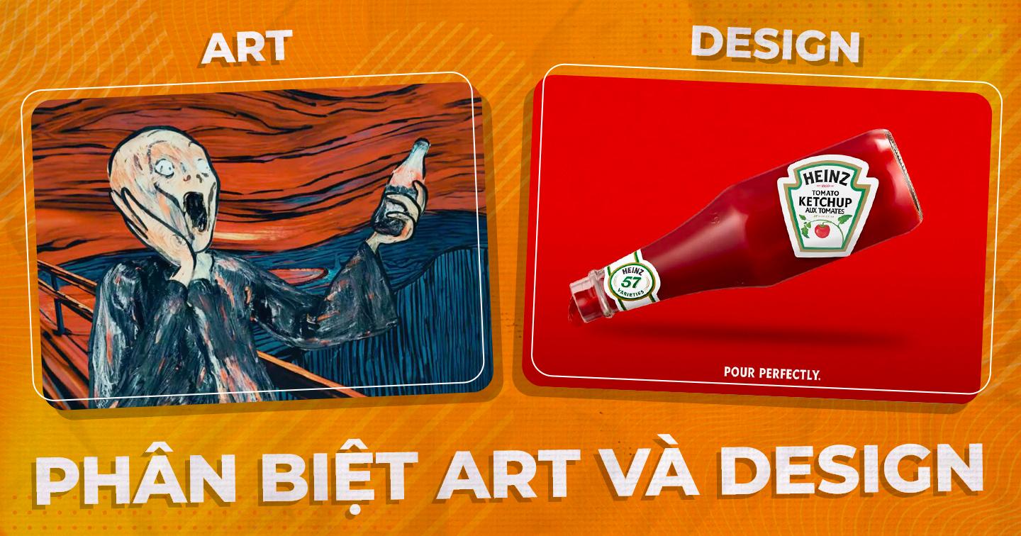 “Tác phẩm nghệ thuật đẹp nhưng vô dụng”? Phân biệt Art và Design qua khái niệm và mục đích sử dụng