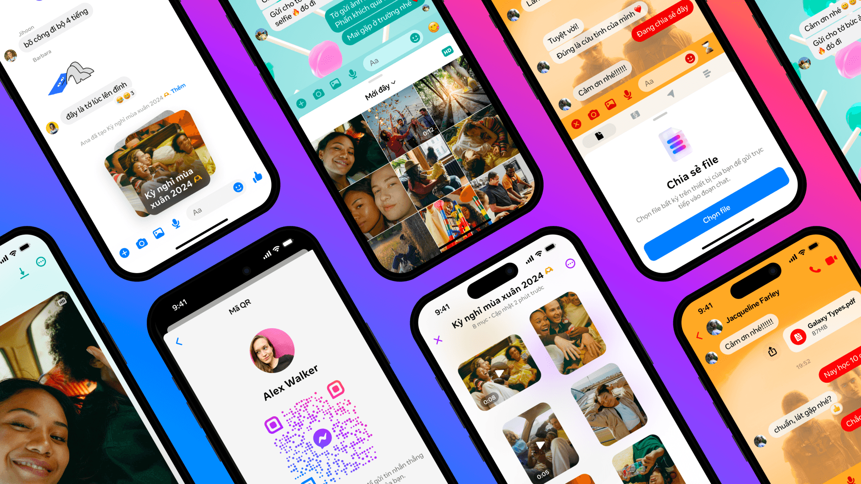 Messenger ra mắt hàng loạt tính năng mới: Gửi hình ảnh/video HD, chia sẻ file lên tới 100MB, tạo album chung trong đoạn chat,...