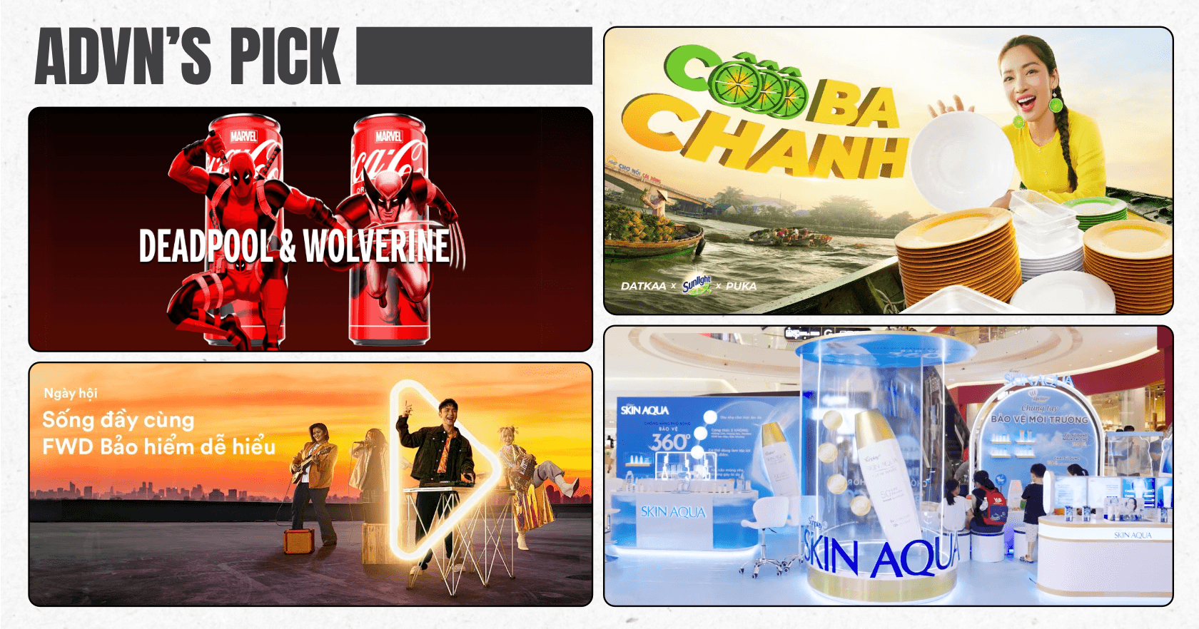 4 chiến dịch nổi bật tuần qua: Coca-Cola đưa 36 siêu anh hùng Marvel ra đời thật, Sunlight gây ấn tượng với Cô Ba Chanh
