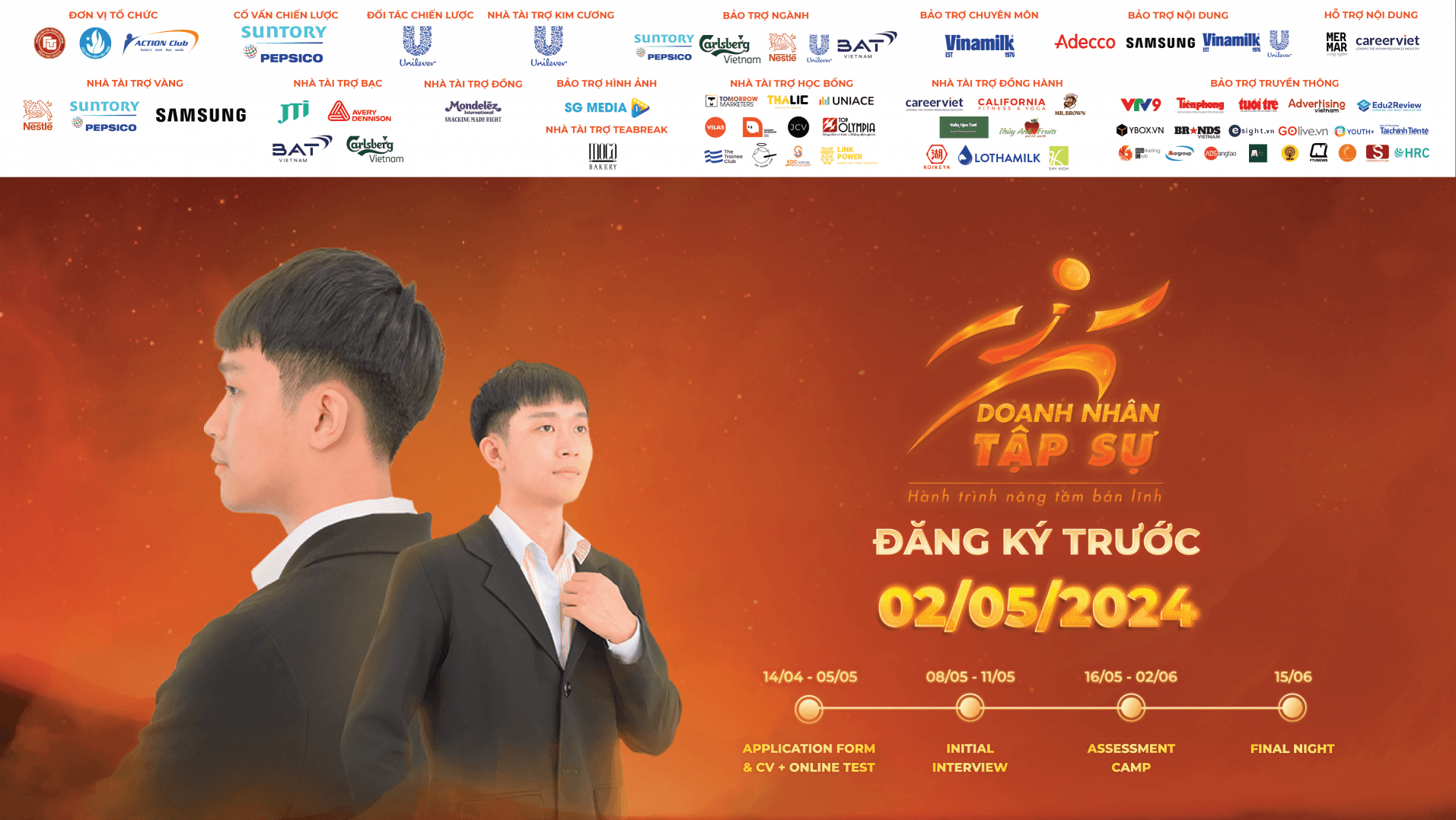 Cuộc thi Doanh Nhân Tập Sự 2024 – Bản Lĩnh “NGÃ” Về Phía Trước