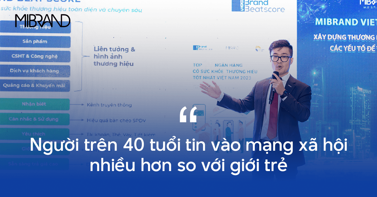 Người trên 40 tuổi tin vào mạng xã hội nhiều hơn so với giới trẻ