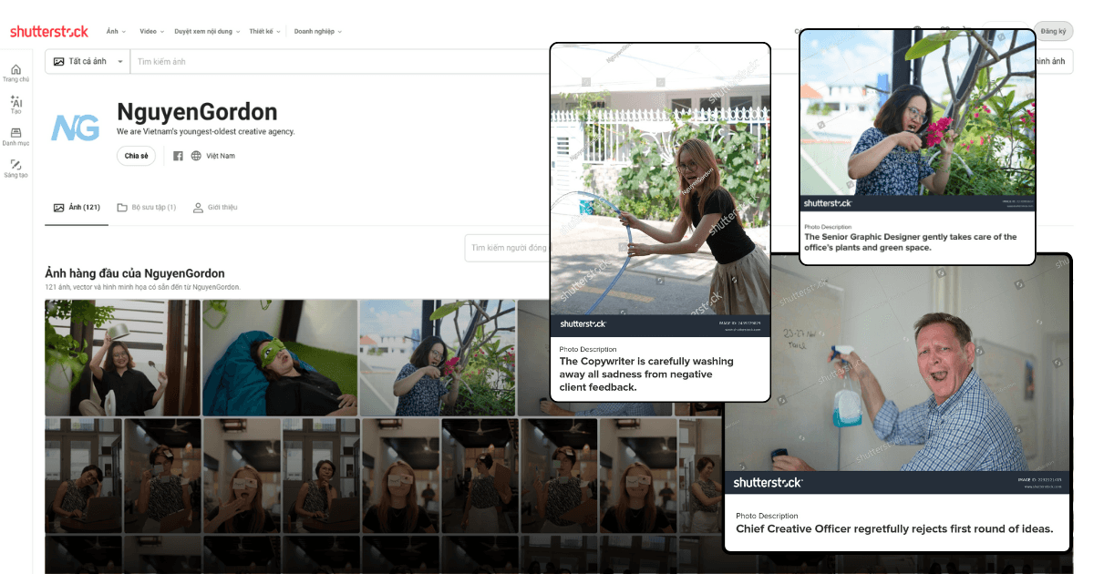 Utilizing HI (Human Idiocy): NguyenGordon introduces new stock photography to Shutterstock library for enhanced A.I image