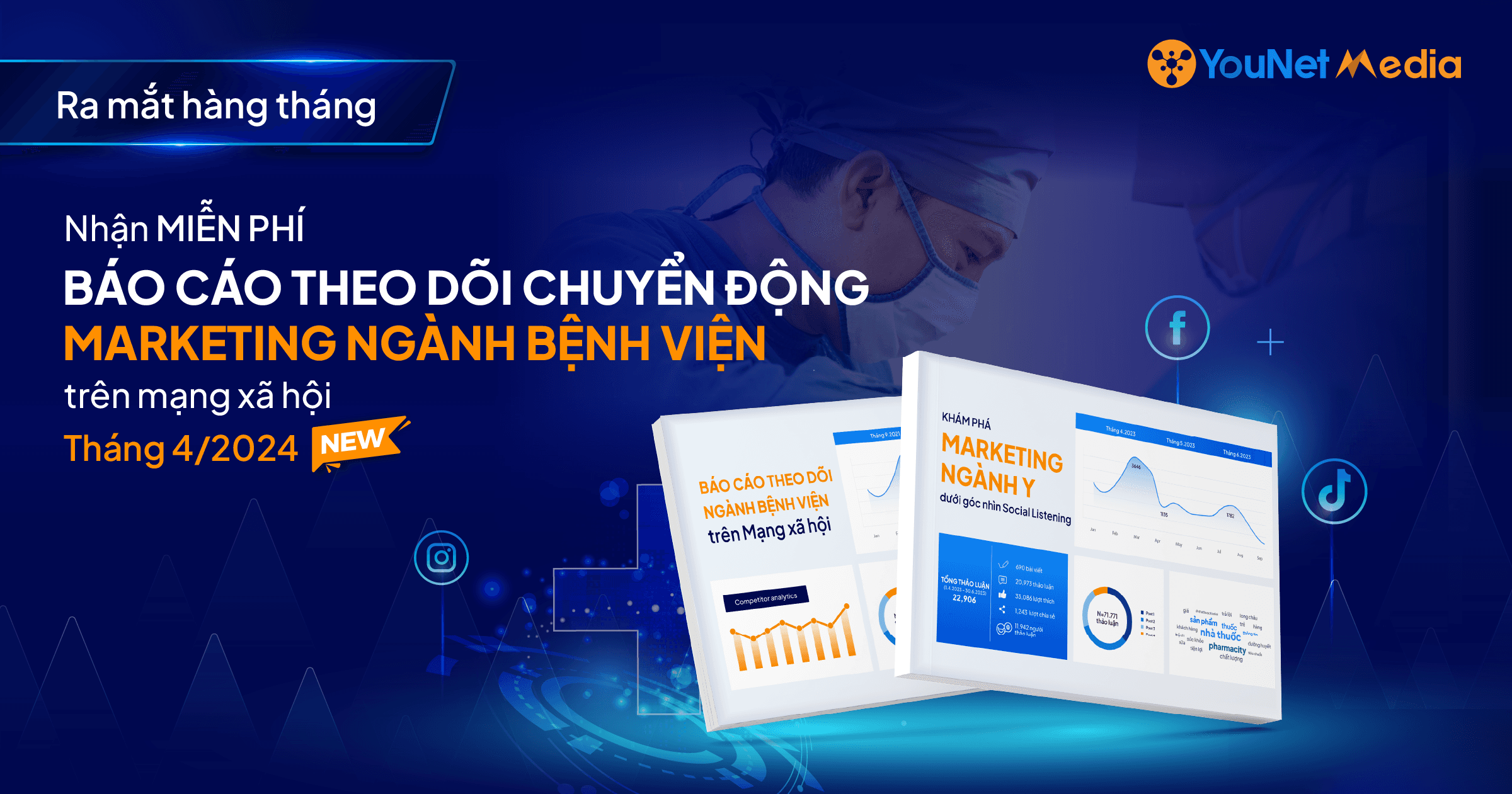 Lượt xem của Bệnh viện trên TikTok TĂNG HƠN 140%, “vượt mặt” tốc độ tăng trưởng của KOLs bác sĩ