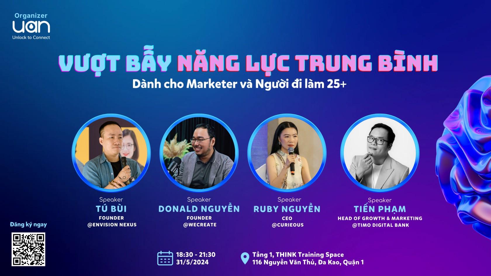 Mời tham dự Talkshow “Vượt Bẫy Năng Lực Trung Bình”