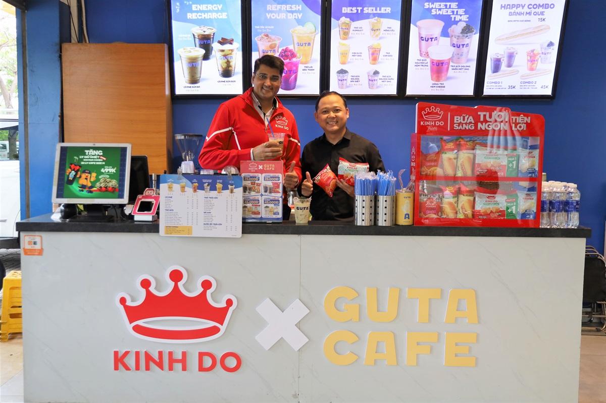 Kinh Đô hợp tác Guta Cafe ra mắt combo bữa sáng và xế tiện lợi cho giới trẻ