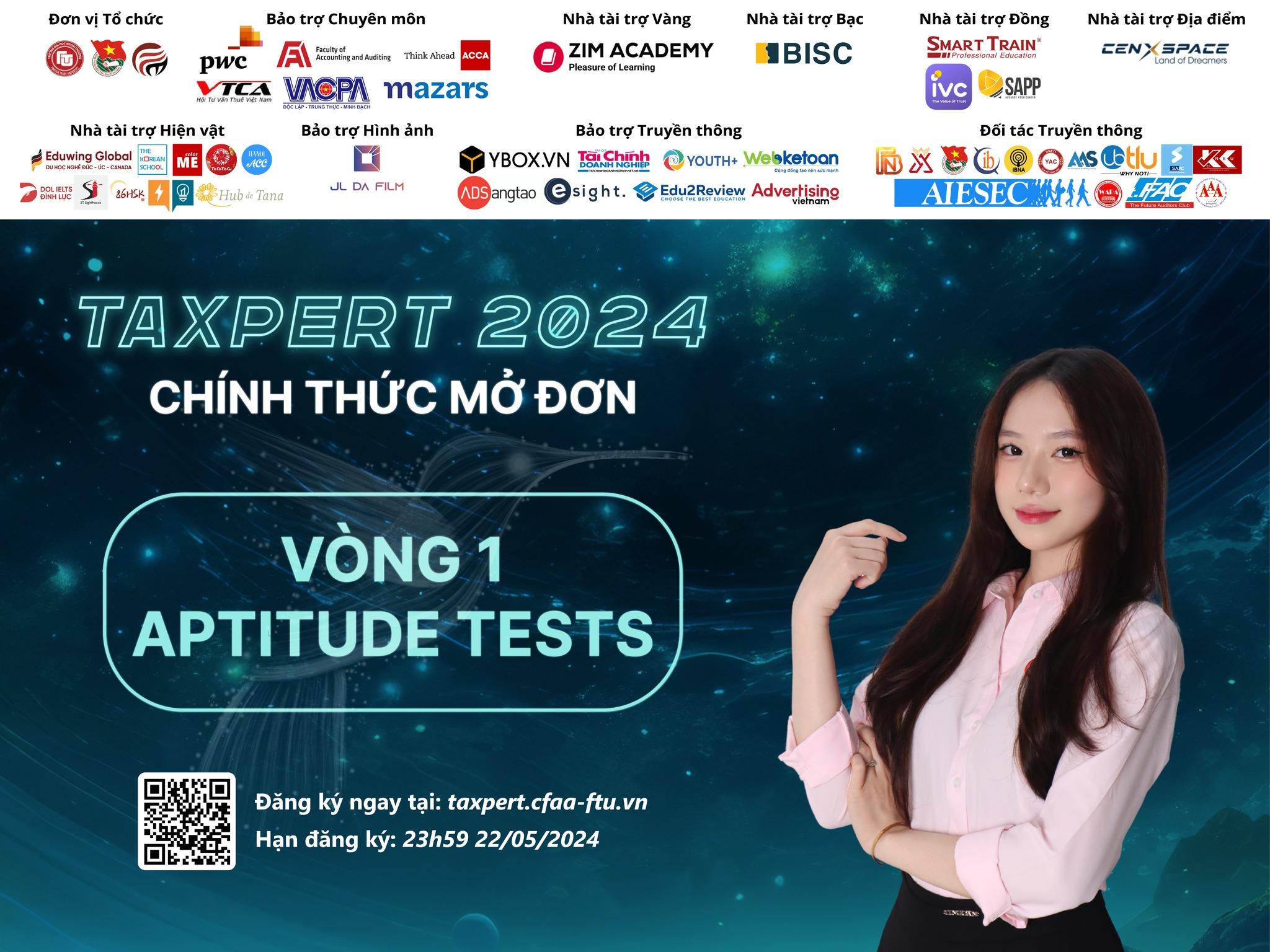 [CFAA FTU] Chính thức mở đơn Vòng 1: Cuộc thi TaXpert 2024 - let with a coin