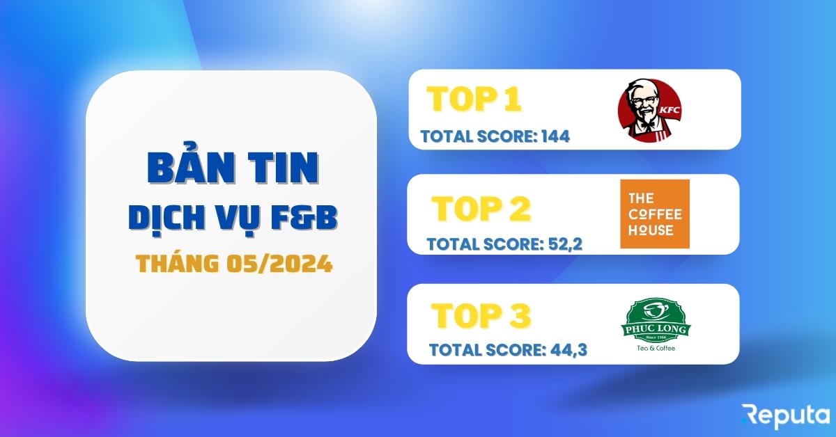 Bản tin Ngành Dịch vụ F&B Tháng 5/2024