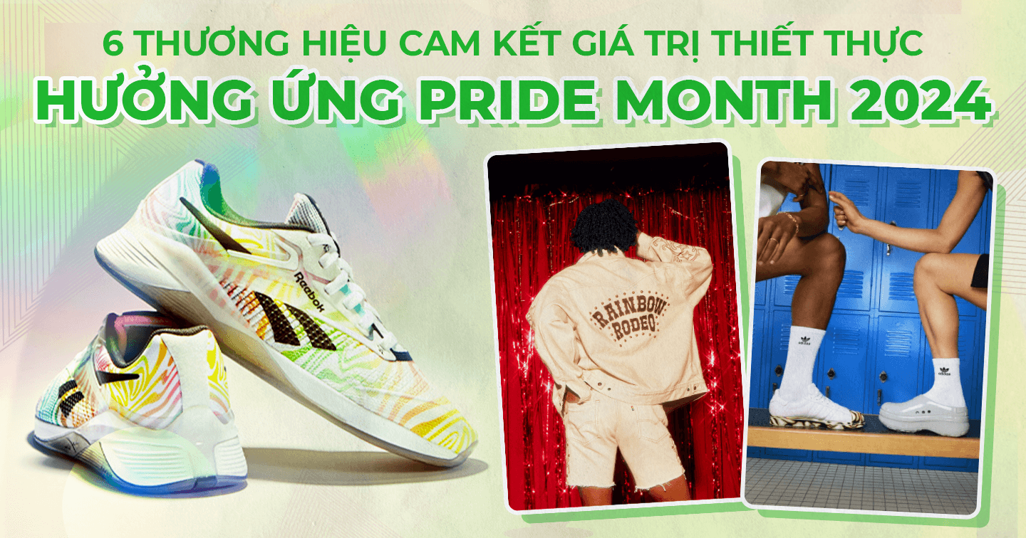 Hành động thiết thực thay lời chúc trong Tháng Tự hào 2024: Converse, Apple, Nivea, Reebok, Adidas và Levi's cam kết đầu tư cho cộng đồng LGBTQ+ 
