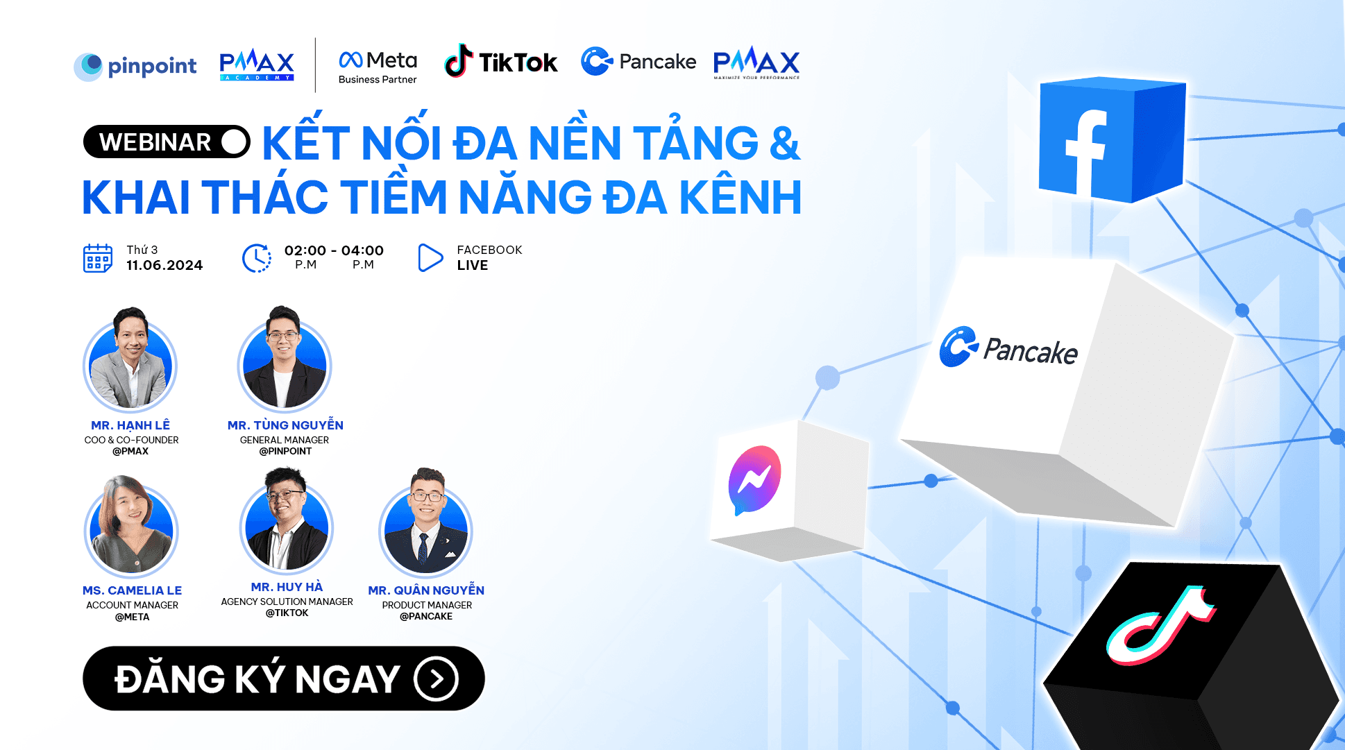 Thư mời tham dự [11/06/2024]: Social Growth Series | Ep. 3 - KẾT NỐI ĐA NỀN TẢNG &  KHAI THÁC TIỀM NĂNG ĐA KÊNH 