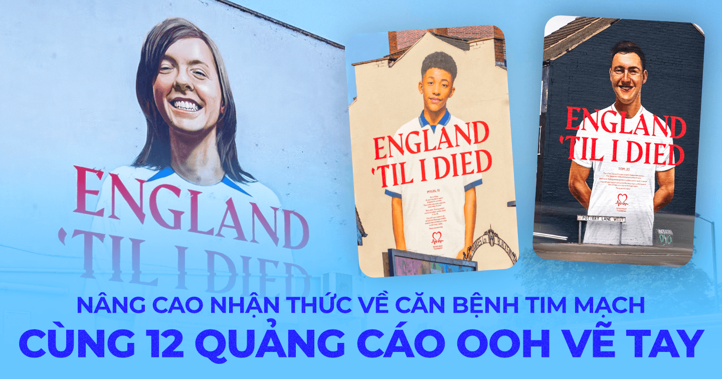 Vẽ tay 12 bức tranh quảng cáo ngoài trời: Saatchi & Saatchi nhấn mạnh tính cấp thiết của căn bệnh tim mạch ở giới trẻ