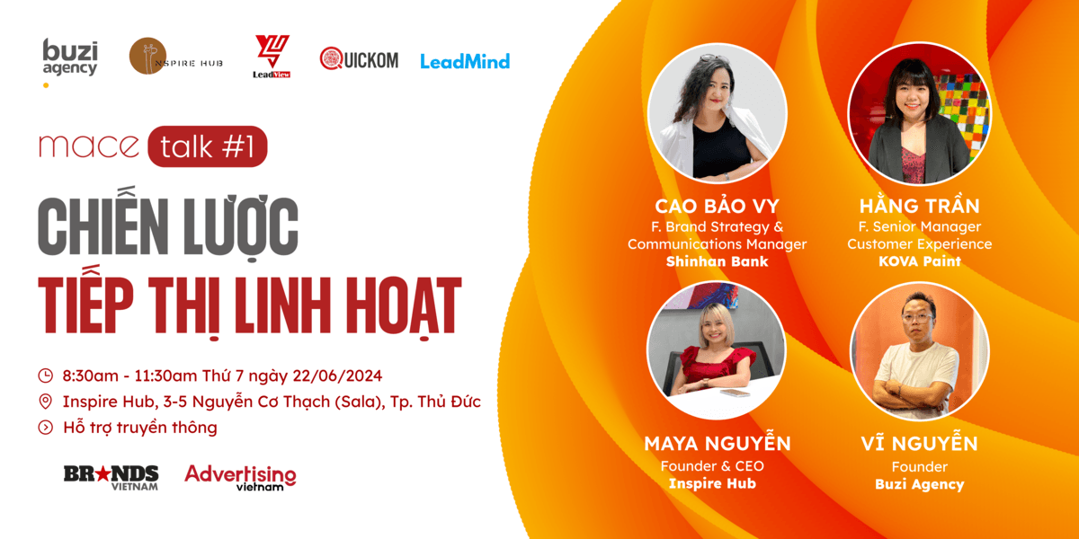 MACE Talk: Chiến lược tiếp thị linh hoạt