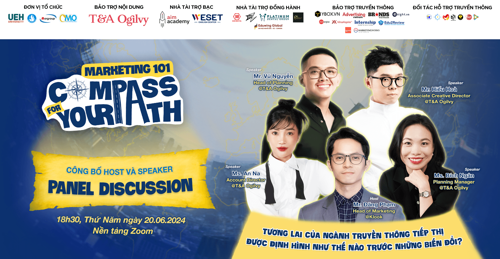 Cùng chuyên gia giải mã tương lai ngành Marketing tại Panel Discussion