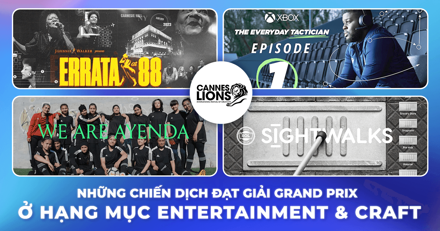 Cannes Lions 2024: Vinh danh những tác phẩm xuất sắc trong các hạng mục giải thưởng giải trí và thủ công