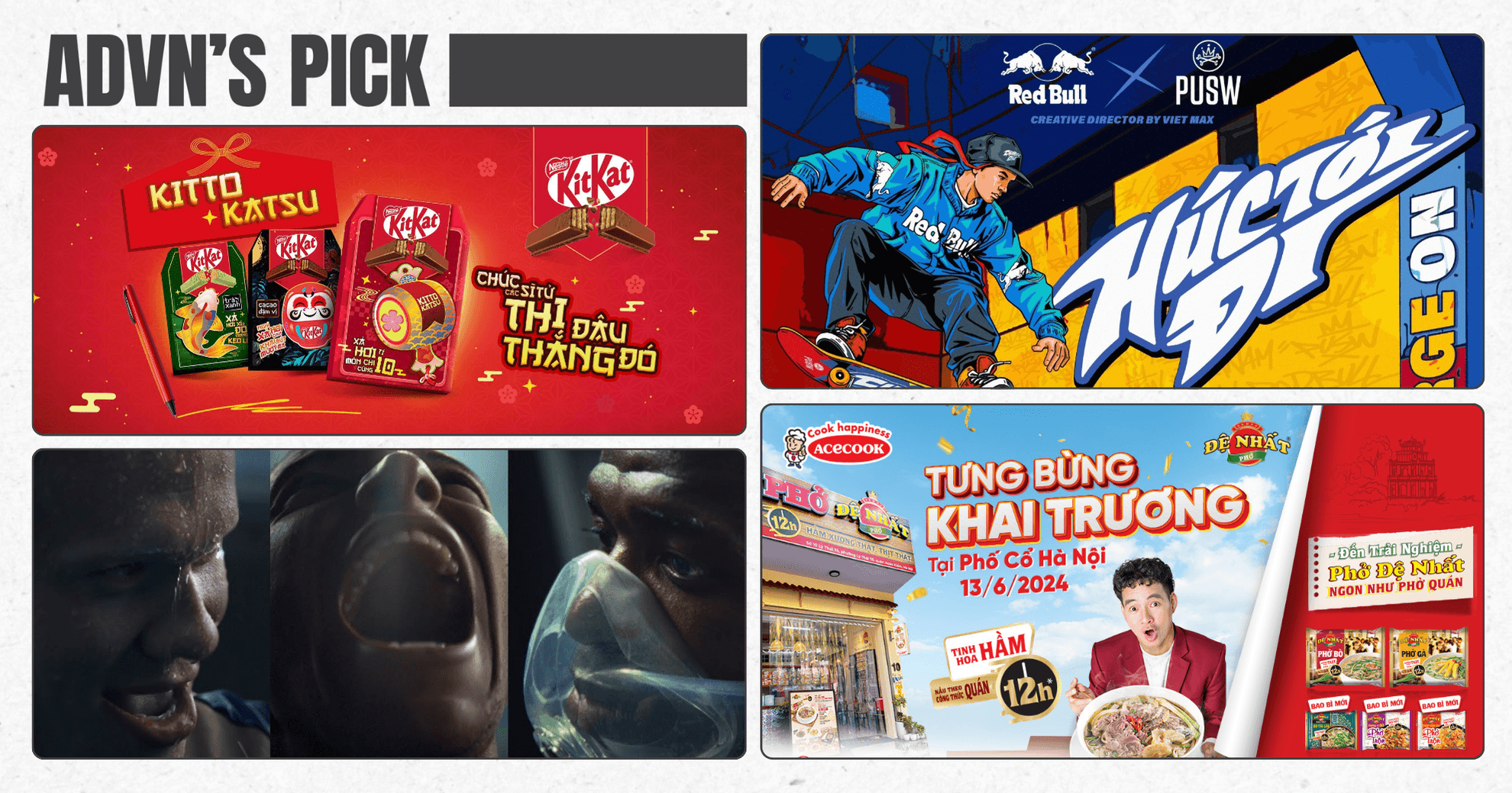 4 chiến dịch nổi bật tuần qua: Red Bull kết hợp với Việt Max và PUSW ra mắt bộ sưu tập “Húc Tới Đi", Kit Kat tặng túi gấm Kitto Katsu cổ vũ các sĩ tử trước kì thi THPTQG 