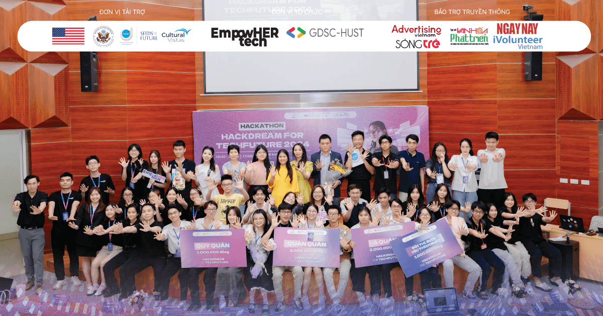 Hackdream for Techfuture chính thức khép lại - Đồng hành đưa giấc mơ công nghệ đến tương lai