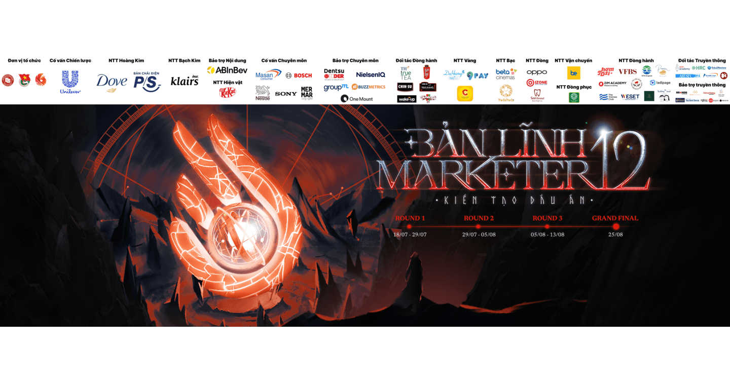 “Bản Lĩnh Marketer 12” - Cuộc Thi Marketing Lớn Nhất Toàn Quốc Do Sinh Viên Tổ Chức Đã Chính Thức Trở Lại