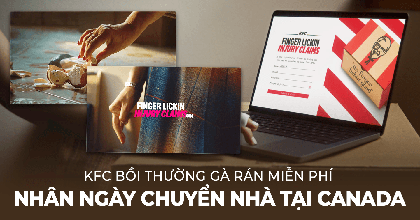 KFC ‘chữa lành’ ngón tay bị thương bằng phần gà rán miễn phí nhân Ngày Chuyển Nhà tại Canada 