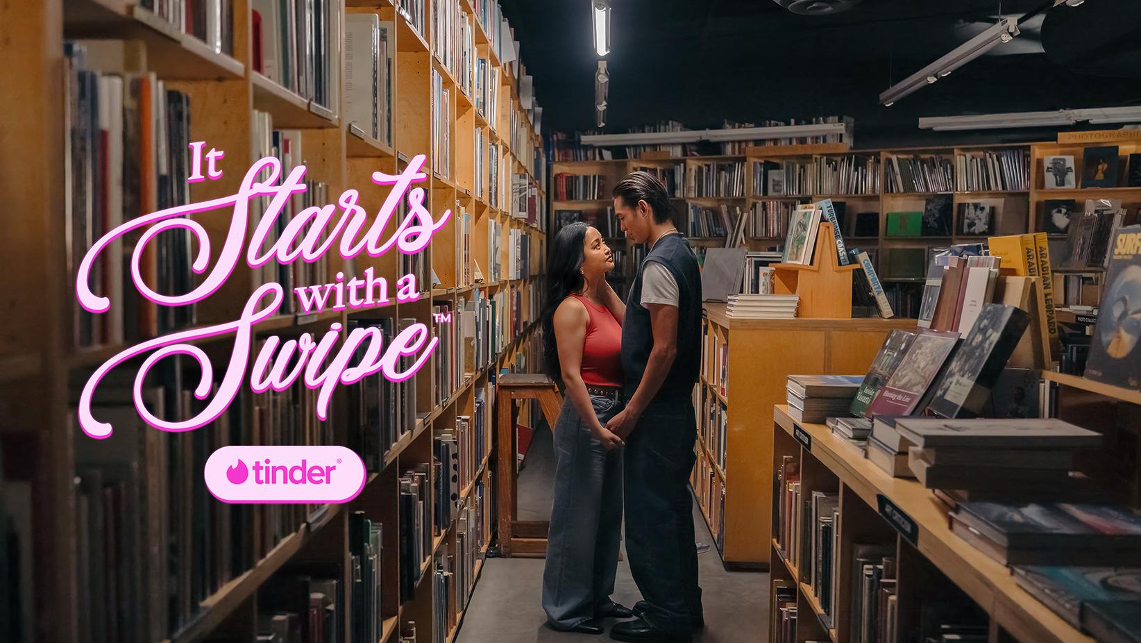 Ứng dụng hẹn hò Tinder tái hiện những tin nhắn ‘khi mới quen’ của các cặp đôi thành phim hài lãng mạn trong chiến dịch mới: "It Starts with a Swipe" 