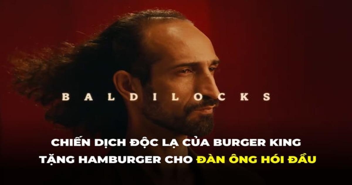 Chiến dịch độc lạ của Burger King Brazil: Đàn ông hói đầu ngay lập tức được tặng hamburger miễn phí 