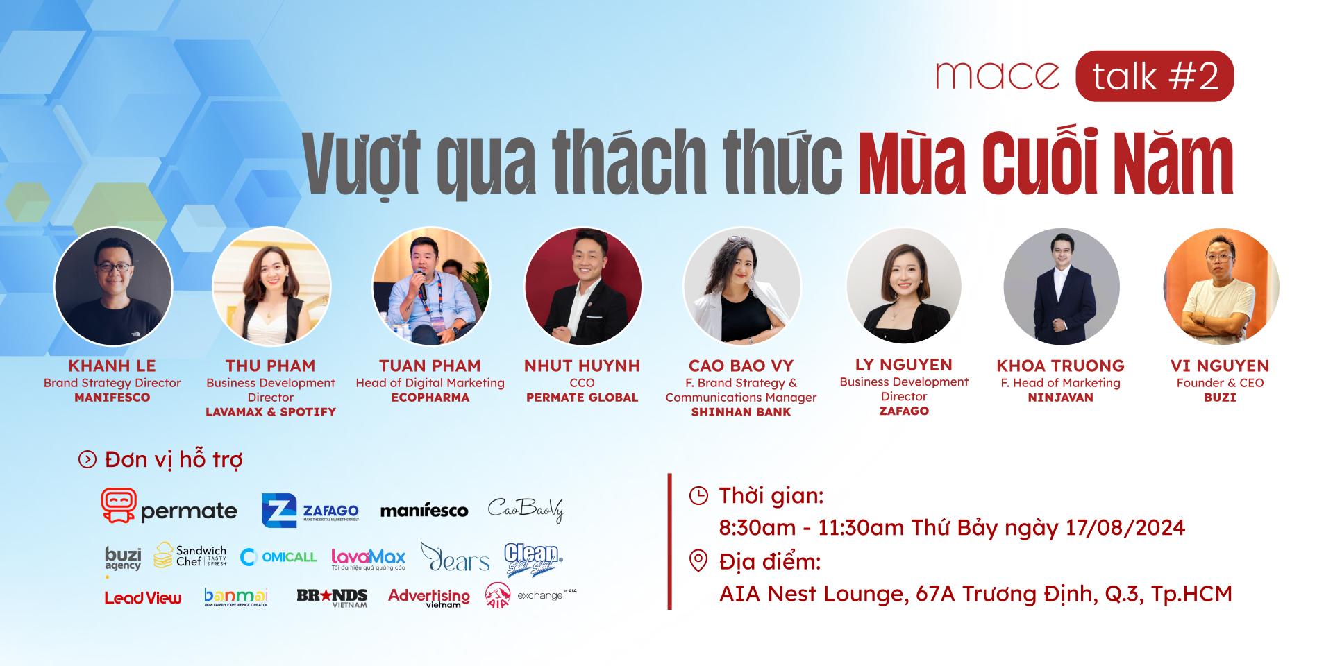 Mace Talk #2: Vượt qua thách thức mùa cuối năm