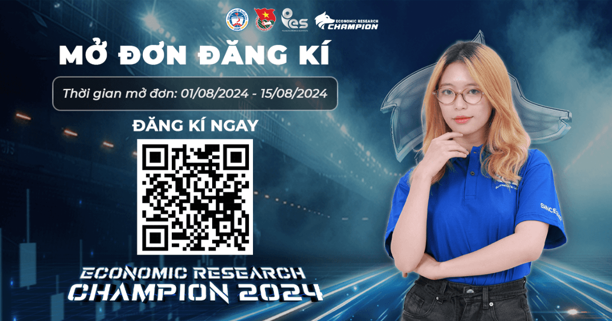 Economic Research Champion 2024: Chính thức mở đơn đăng ký tham gia cuộc thi