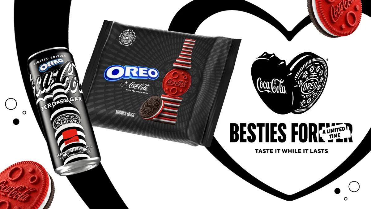 Sự kết hợp của ‘Đôi bạn thân': Oreo có vị Coca-Cola, Coca-Cola có vị Oreo 