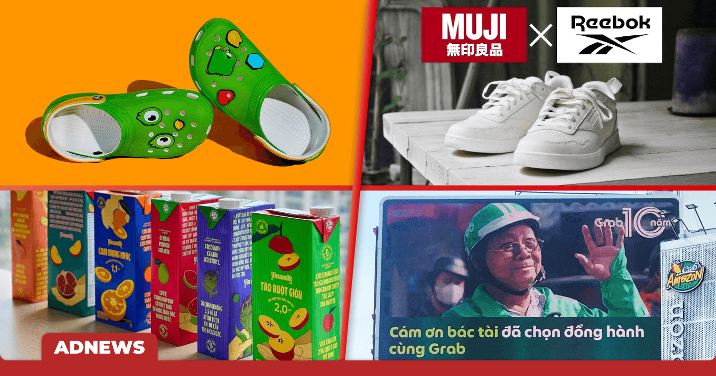 Điểm tin tuần: Vinamilk ra mắt bao bì nước ép mới; Grab thực hiện OOH real-time streaming kỷ niệm 10 năm hoạt động tại Việt Nam
