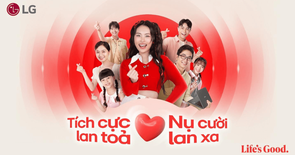 Chiến dịch “Tích cực lan tỏa, nụ cười lan xa” - Bước đi sáng tạo của LG trong việc truyền cảm hứng đến giới trẻ