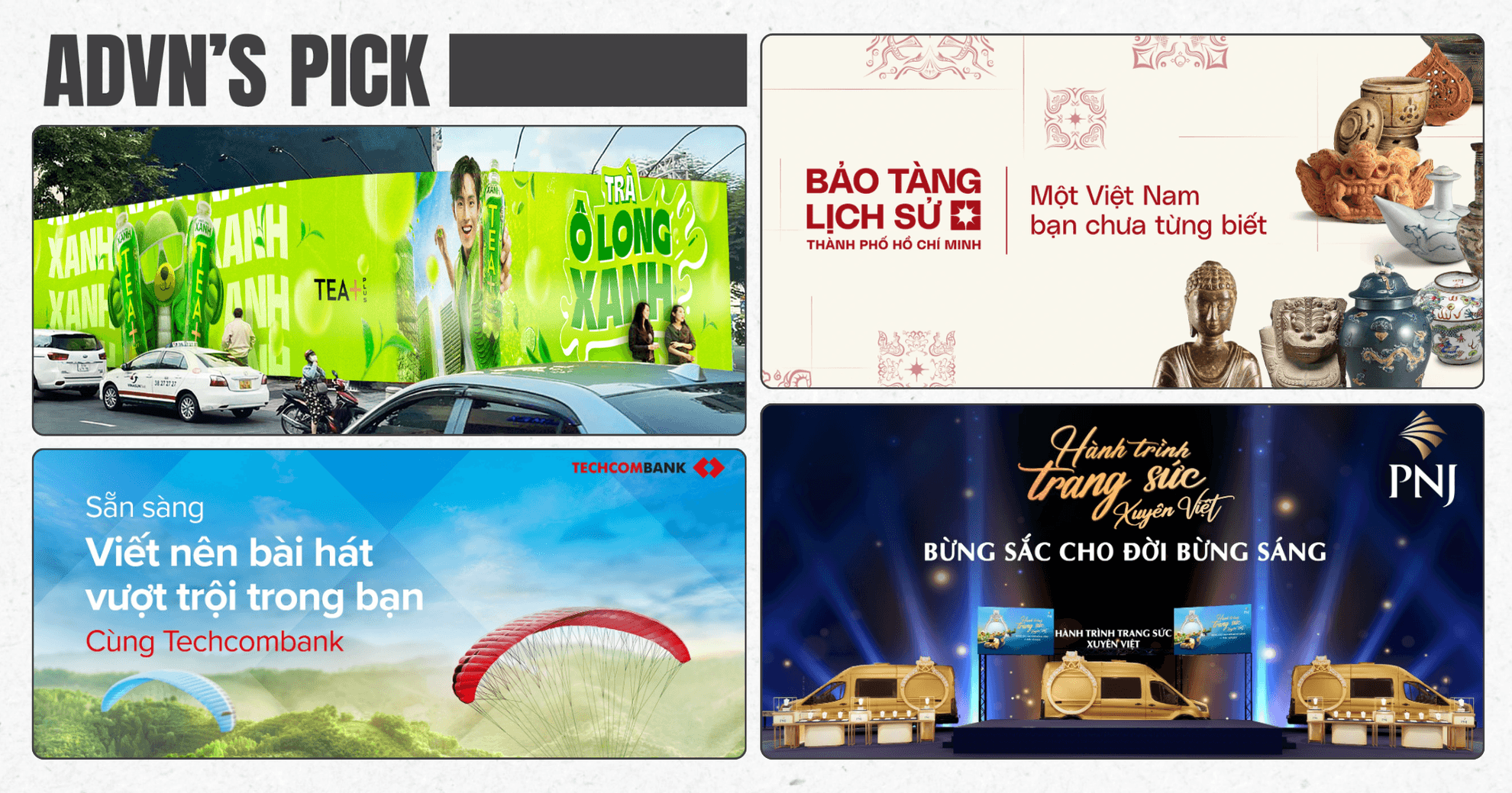 4 chiến dịch nổi bật tuần qua: Bảo tàng Lịch sử Thành phố Hồ Chí Minh ra mắt bộ nhận diện thương hiệu sau 45 năm thành lập, PNJ đồng hành cùng Noo Phước Thịnh trong chiến dịch 'Hành trình trang sức xuyên Việt'