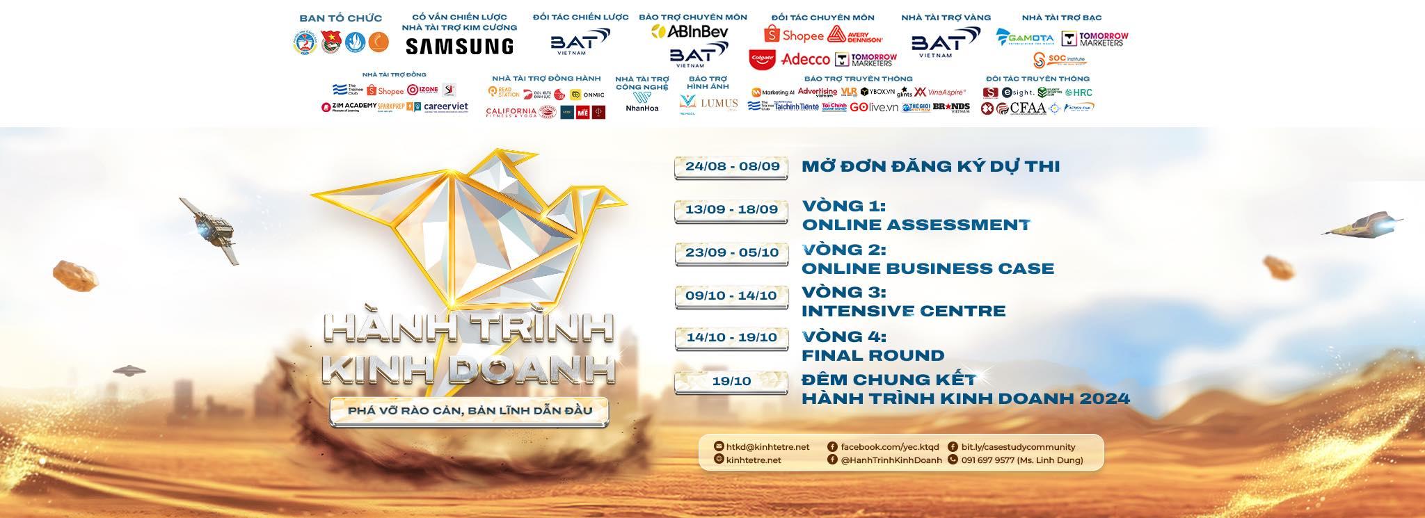 Chính thức phát động cuộc thi Hành Trình Kinh Doanh 2024: Phá vỡ rào cản, bản lĩnh dẫn đầu