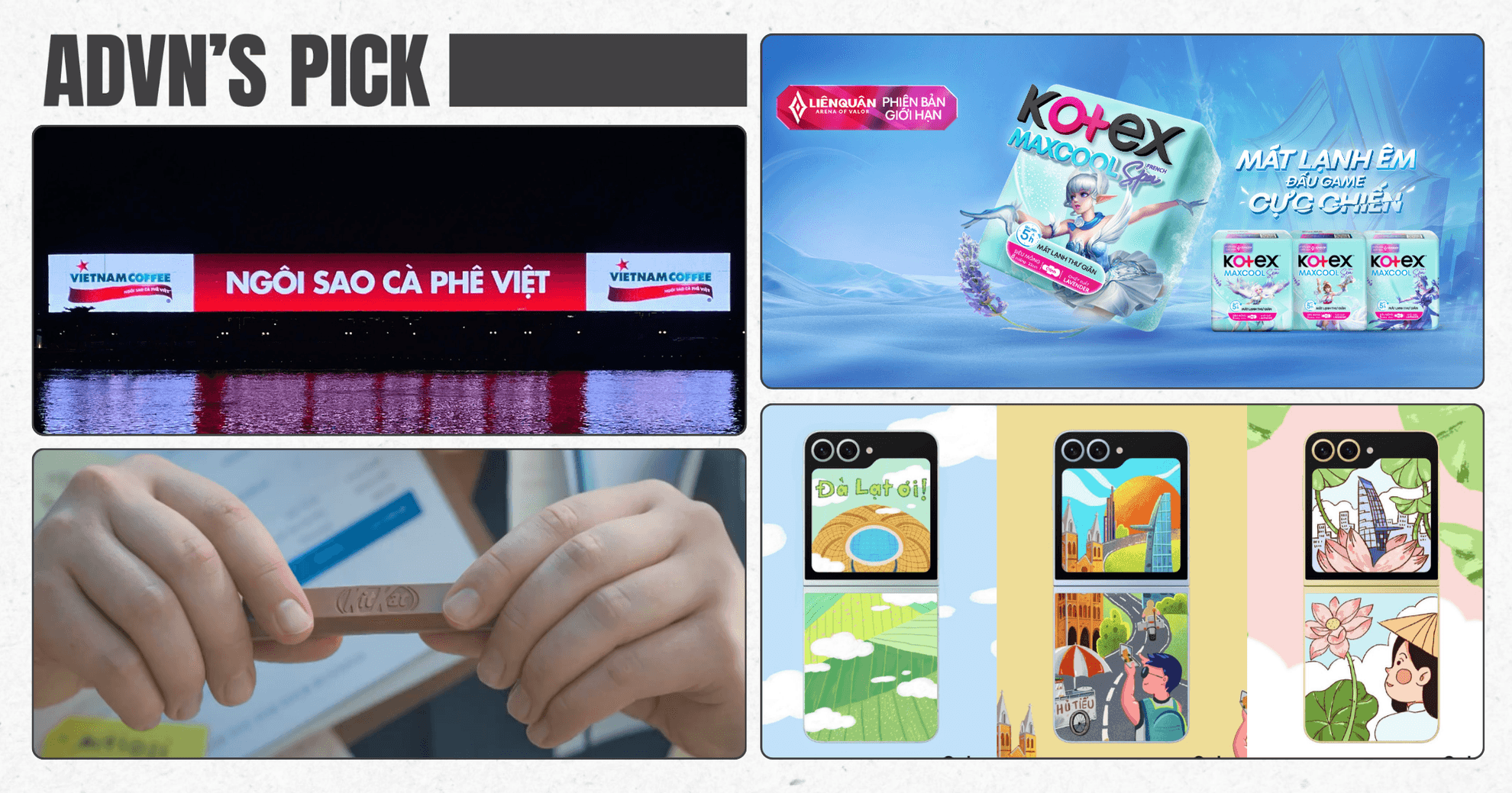 4 chiến dịch nổi bật tuần qua: Vietnam Coffee thay bộ nhận diện thương hiệu sau 42 năm, Kotex kết hợp Liên Quân Mobile cho ra mắt phiên bản sản phẩm giới hạn 