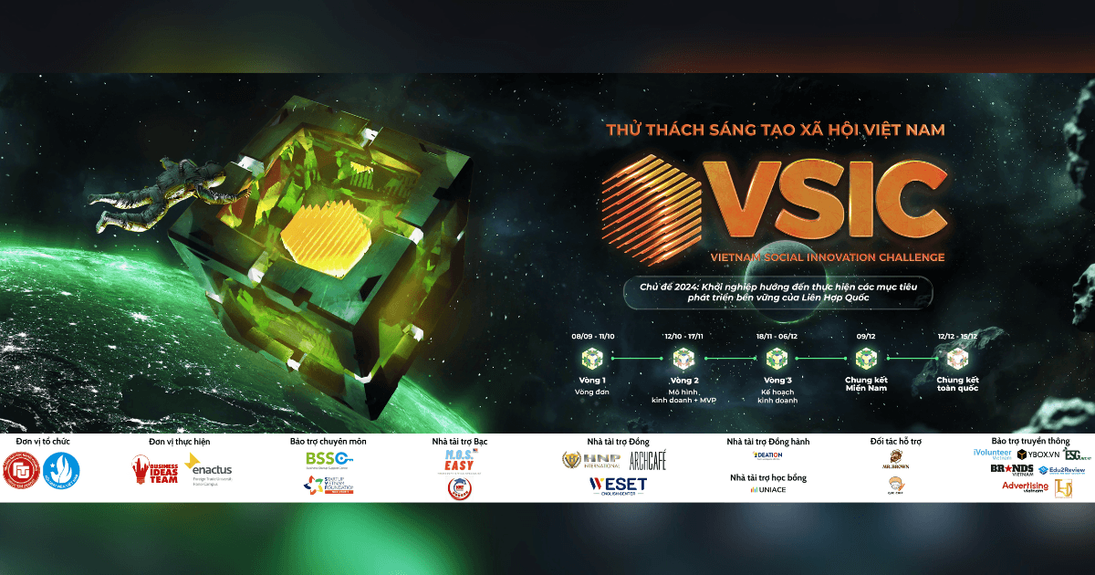 Chính thức mở đơn đăng ký dự thi thử thách sáng tạo xã hội Việt Nam 2024 - Vietnam Social Innovation Challenge 2024: Cơ hội cho những ý tưởng khởi nghiệp xã hội